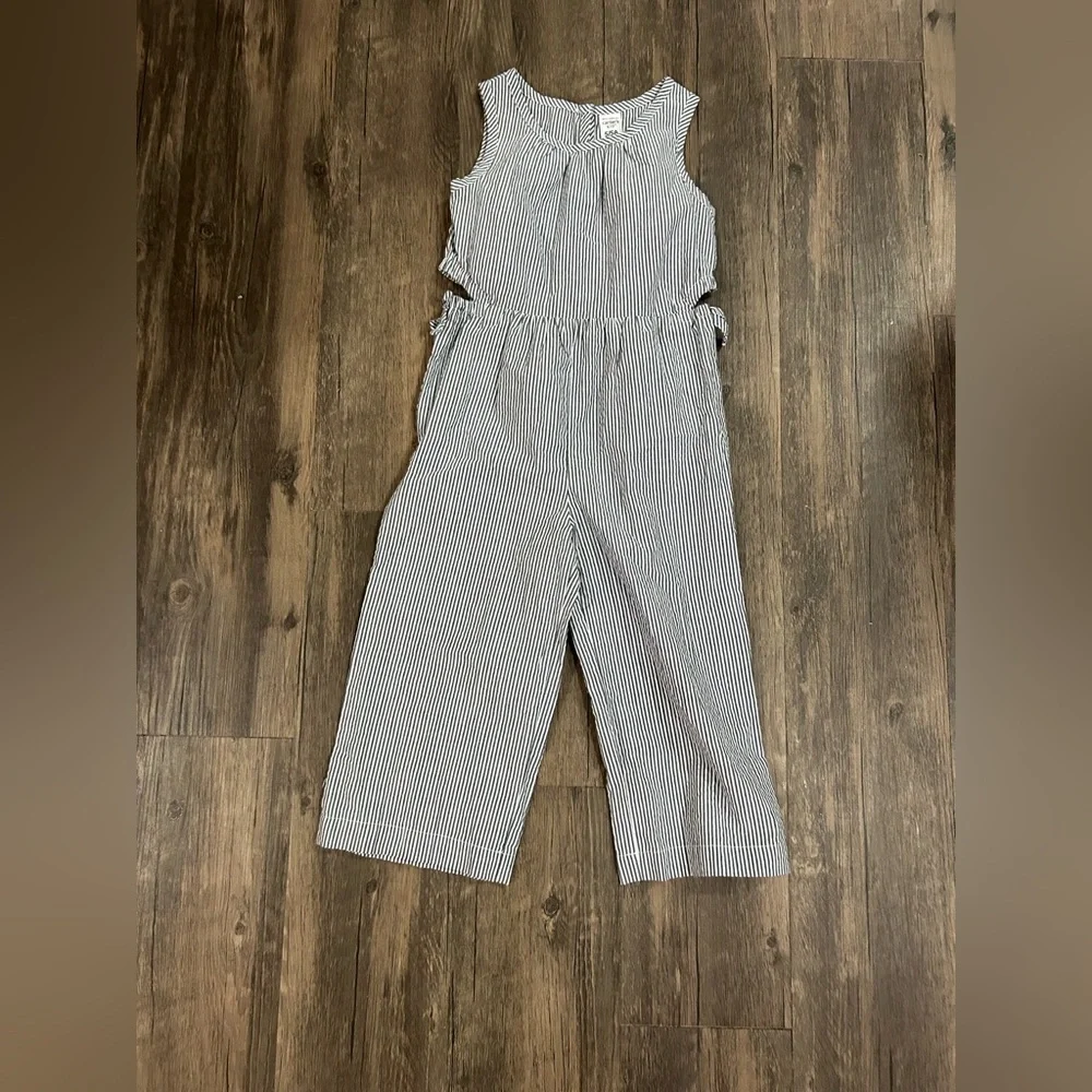 Carter's Striped Jumpsuit -‎ Black and White